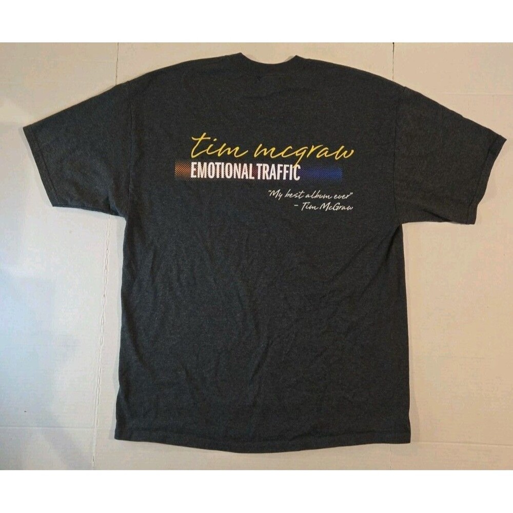 2011 Tim McGraw Emotional Traffic Size Adult XL T-Shirt